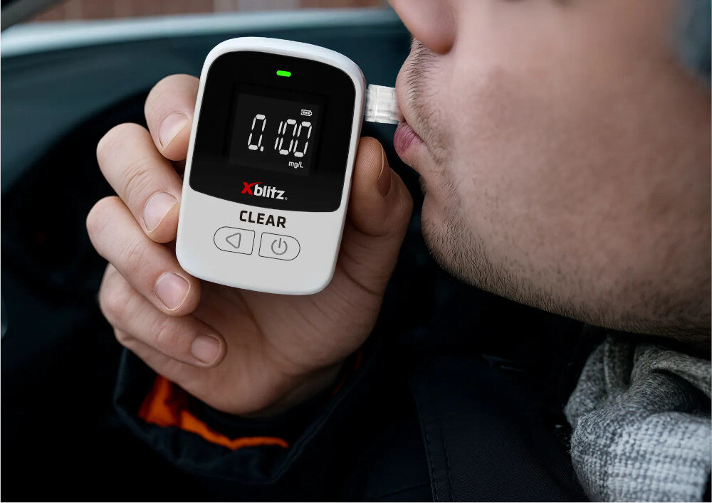 Alkomat XBLITZ Clear Gotowy do użycia Dołączone ustniki higiena Wymiana ustnika poczucie bezpieczeństwa i komfortu