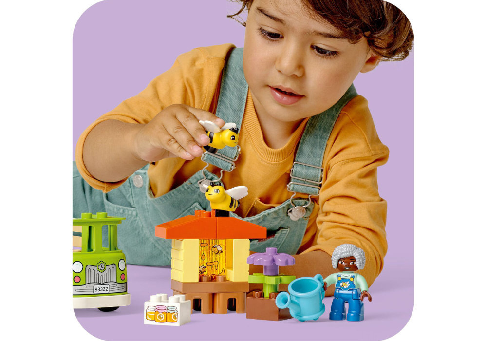 LEGO 10419 DUPLO Opieka nad pszczołami i ulami zabawa edukacja rozwój wyposażenie kreatywność