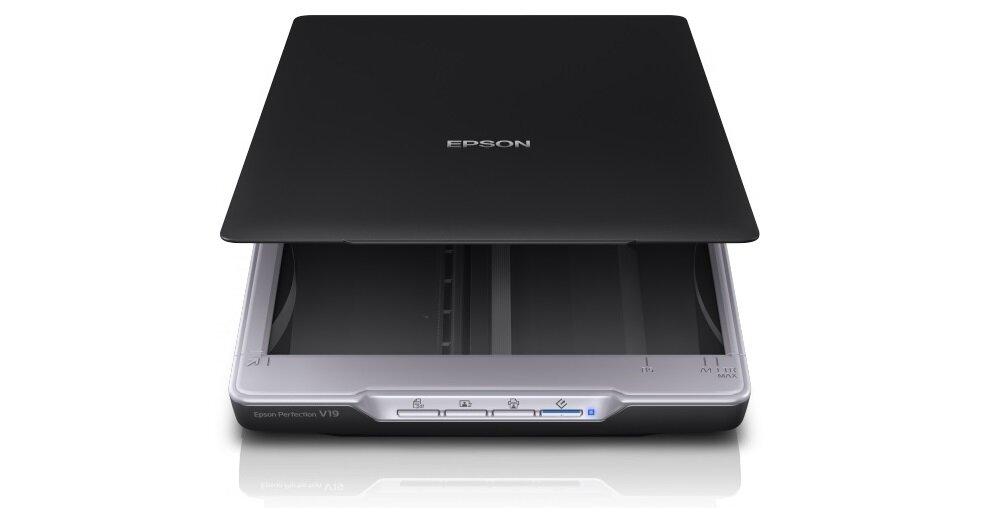 SKANER EPSON PERFECTION V19 kompaktowy wydajny udostępnianie treści