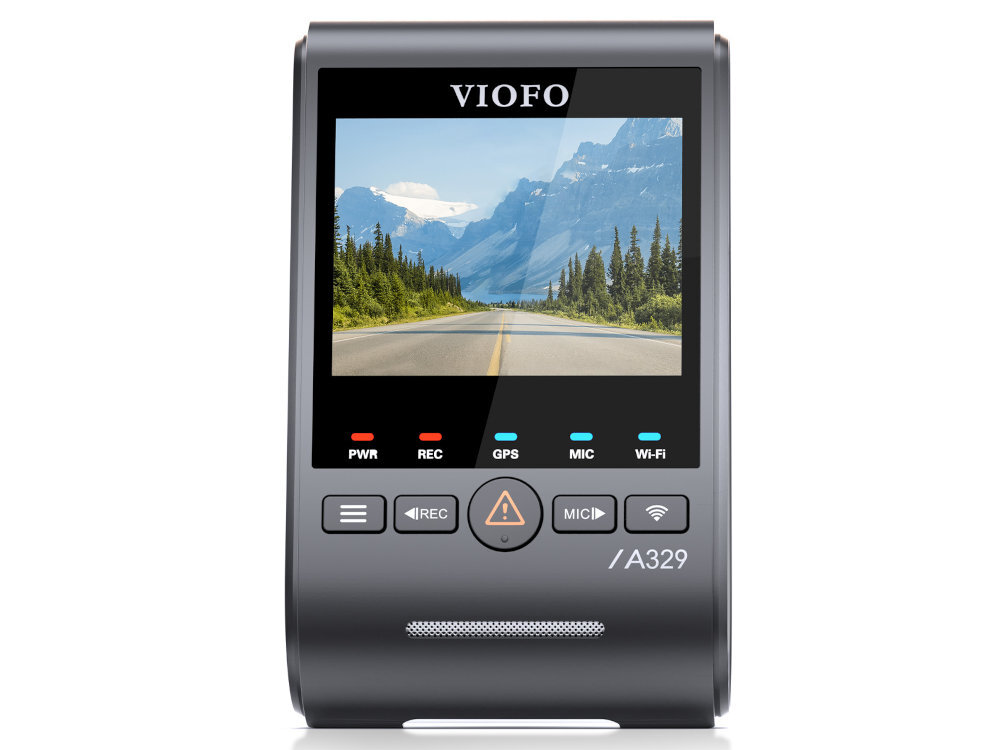 VIOFO A329S A329S moduł Bluetooth opcjonalnego przycisku zdalnego zabezpieczania nagrań nagłe hamowanie czy niebezpieczną sytuację Przycisk zdalnego zabezpieczenia nagrań nie jest elementem zestawu. - wideorejestrator na białym tle