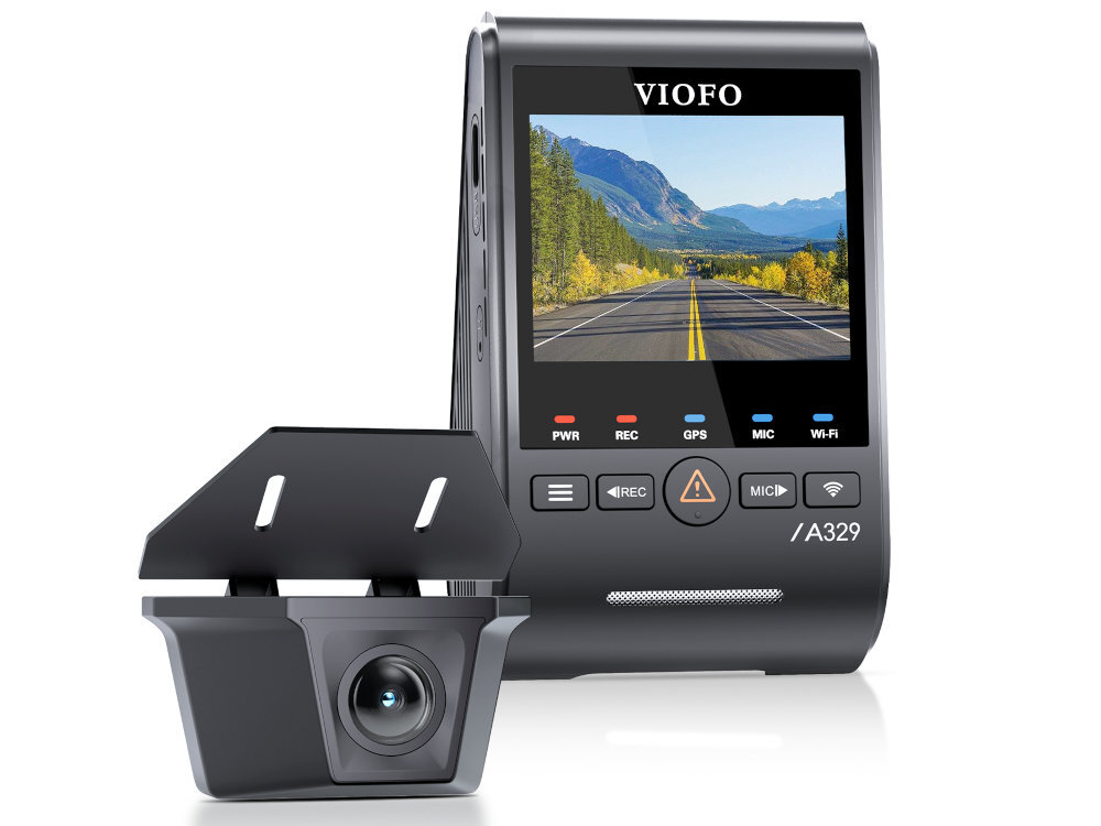 VIOFO A329SW A329SW moduł Bluetooth opcjonalnego przycisku zdalnego zabezpieczania nagrań nagłe hamowanie czy niebezpieczną sytuację Przycisk zdalnego zabezpieczenia nagrań nie jest elementem zestawu. - wideorejestrator na białym tle