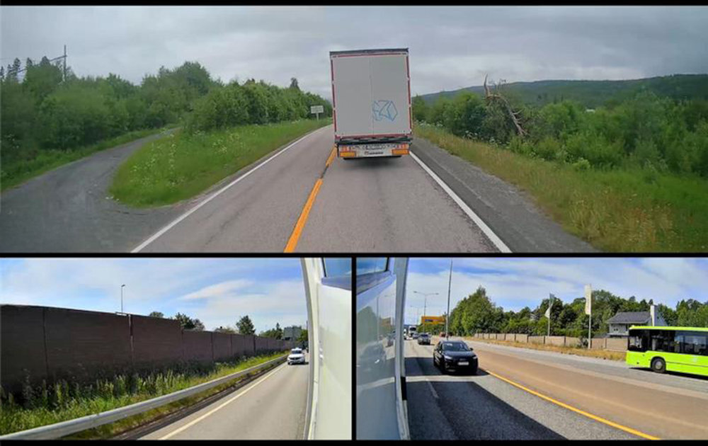 VIOFO A329WW Dwie tylne kamery Wodoodporna konstrukcja montaż na zewnątrz pojazdu Sony STARVIS 2 IMX675 1/2,8 o rozdzielczości 5 MP filmów w jakości 2K (2560x1440p w 30 kl/s) hydrofobowa powłoka obiektywu - kamera w czasie deszczu, ilustracja ciężarówek