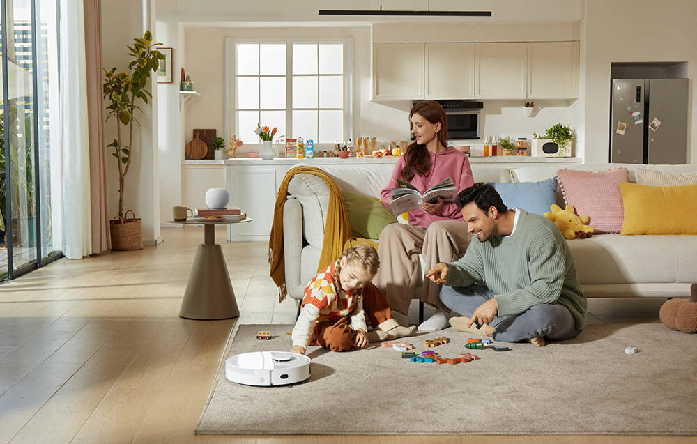 Robot sprzątający DREAME L10S PRO GEN3 Biały wygląd design prezentacja wizualizacja Posprząta za Ciebie