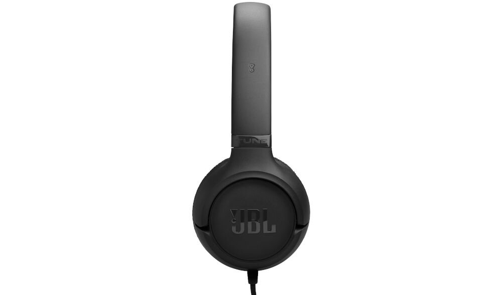 Słuchawki nauszne JBL Tune 530C USB-C uniwersalne zastosowanie składane pilot, słuchawki z boku na białym tle