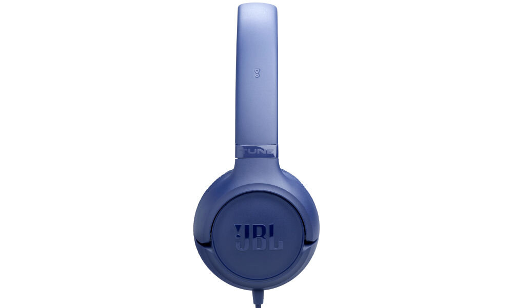 Słuchawki nauszne JBL Tune 530C USB-C uniwersalne zastosowanie składane pilot, słuchawki z boku na białym tle