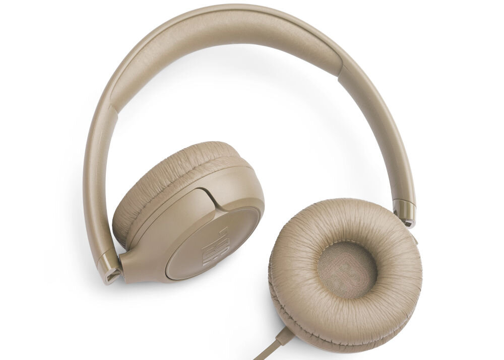 Słuchawki nauszne JBL Tune 530C USB-C komfort miękkie nauszniki lekka konstrukcja, złożone słuchawki na białym tle