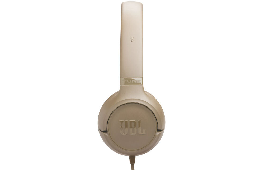 Słuchawki nauszne JBL Tune 530C USB-C uniwersalne zastosowanie składane pilot, słuchawki z boku na białym tle