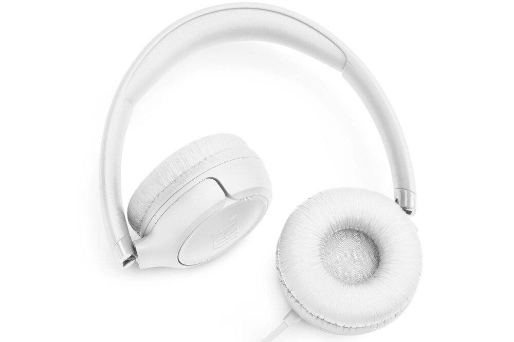 Słuchawki nauszne JBL Tune 530C USB-C komfort miękkie nauszniki lekka konstrukcja, złożone słuchawki na białym tle