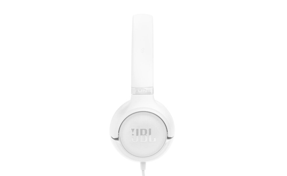 Słuchawki nauszne JBL Tune 530C USB-C uniwersalne zastosowanie składane pilot, słuchawki z boku na białym tle