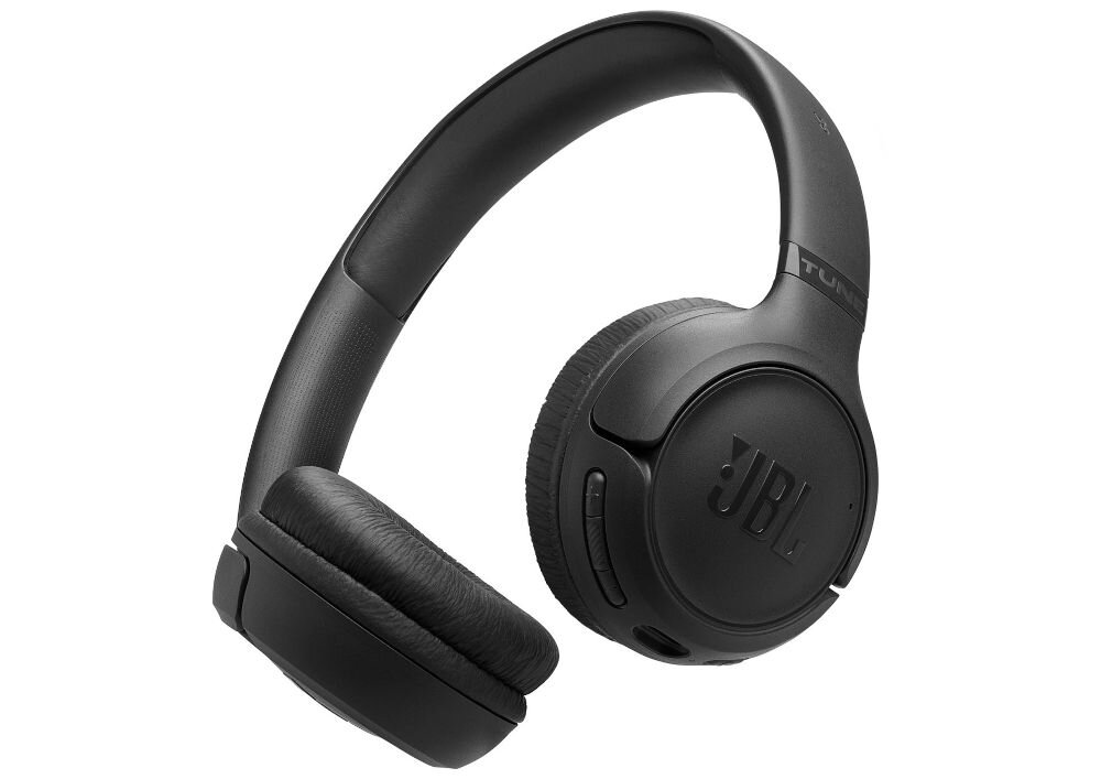 Słuchawki JBL Tune 530BT Bluetooth 6.0 przełączanie urządzeń niskie opóźnienie, słuchawki nauszne po skosie na białym tle