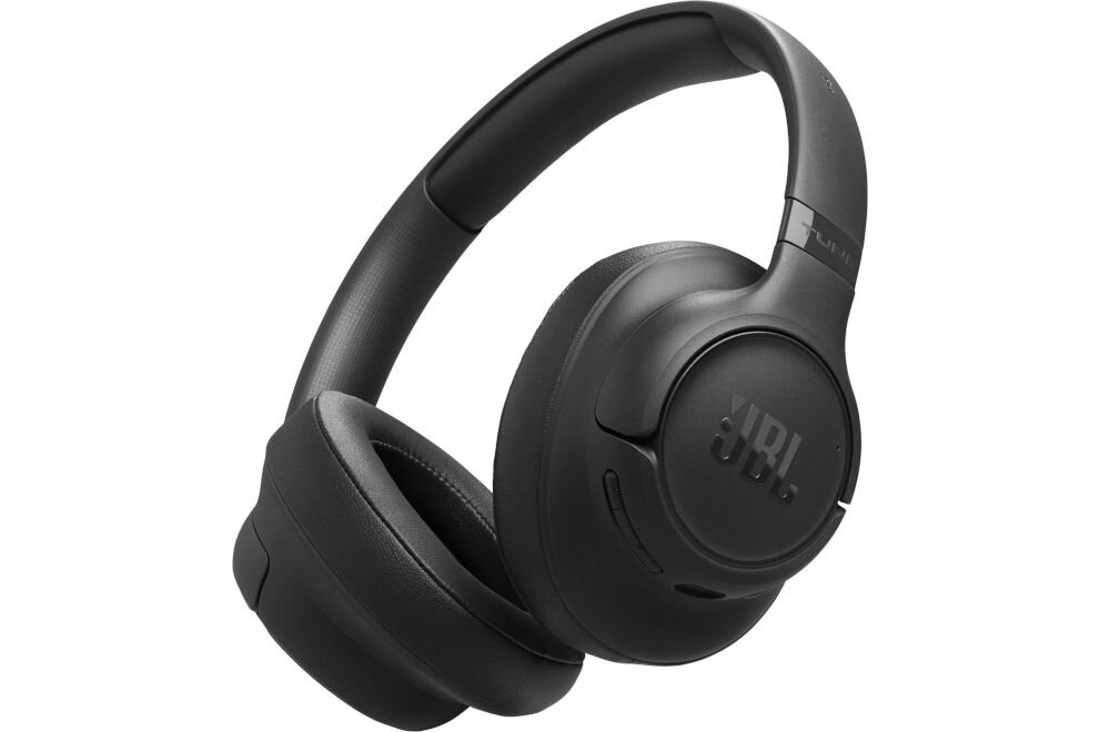 Słuchawki JBL Tune 730BT z mikrofonami do wyraźnych rozmów, słuchawki po skosie na białym tle
