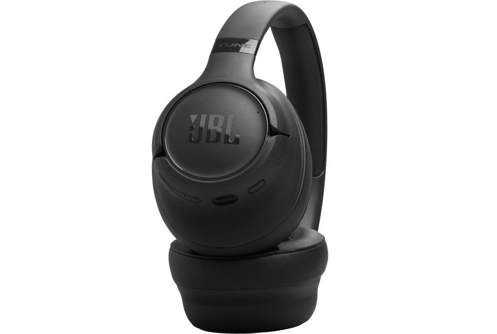 Słuchawki JBL Tune 730BT z Multi-point do dwóch urządzeń, słuchawki nauszne po skosie na białym tle