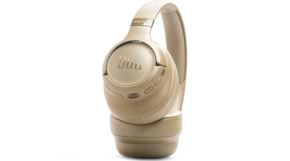Słuchawki nauszne JBL Tune 780NC specyfikacja techniczna pasmo przenoszenia czułość mikrofonu waga, słuchawki nauszne po skosie na białym tle