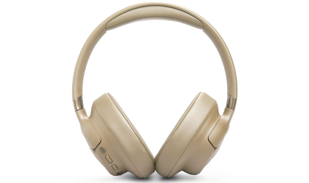 Słuchawki nauszne JBL Tune 780NC dynamiczny dźwięk JBL Pure Bass przetworniki 40 mm, słuchawki nauszne od frontu na białym tle