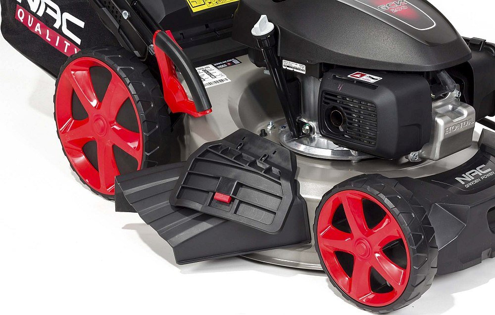 Kosiarka elektryczna NAC MEX42-N450E regulacja wysokość koszenie noże