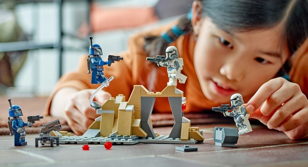 LEGO 75373 Star Wars Zasadzka na Mandalorze - zestaw bitewny walka