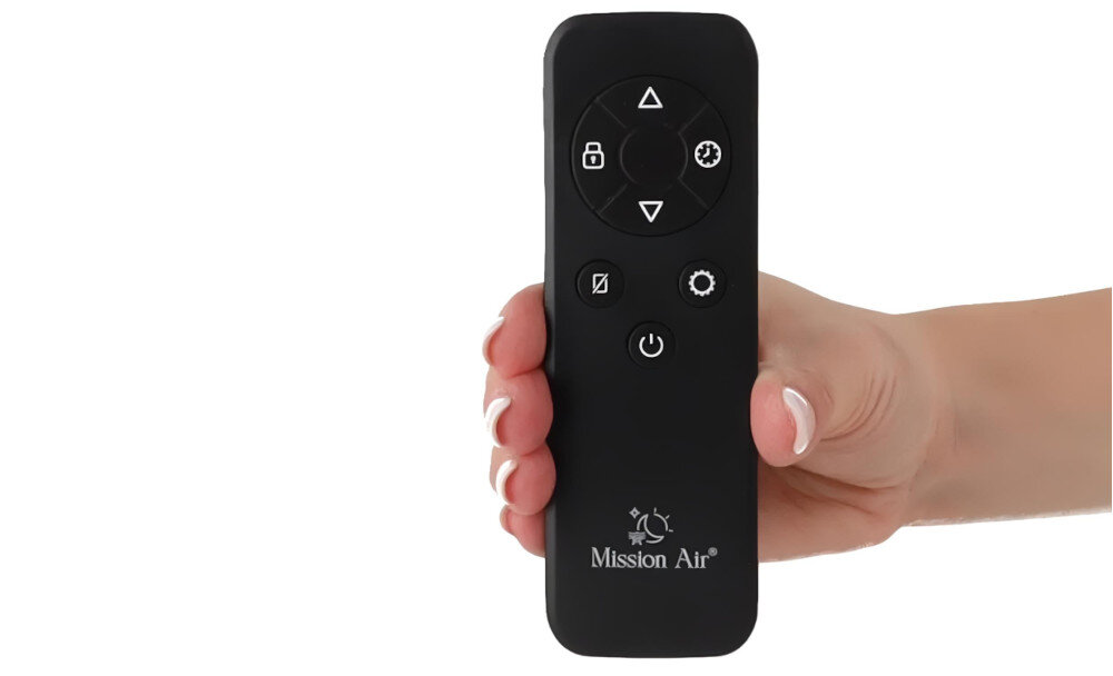 Grzejnik olejowy MISSION AIR Oslo pilot zdalne wygodne sterowanie ustawienia włączanie wyłączanie