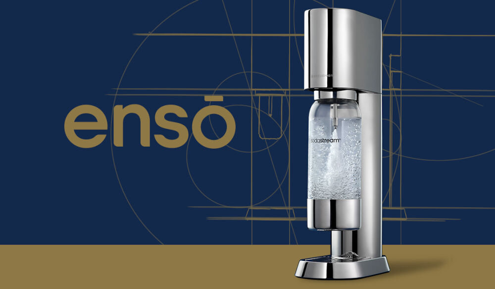Saturator SODASTREAM Enso Stalowy zmień wodę na gazowaną