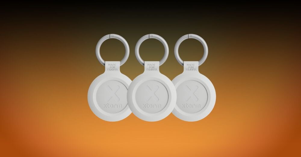 Lokalizator XTORM TravelTag XTAG2GA10 Biały (3 szt.), Bluetooth, szyfrowanie, alert, ochrona, Wodoodporny lokalizator Xtorm Travel Tag z kroplami wody.