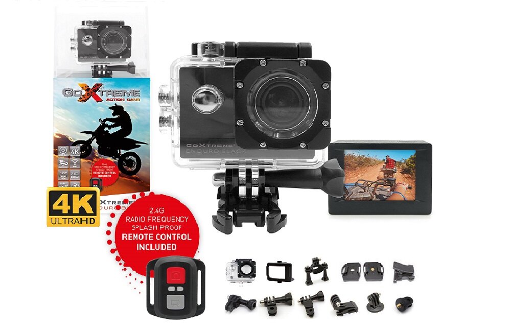 KAMERA SPORTOWA GOXTREME ENDURO BLACK 4K ostrość 16Mpx Full HD HD