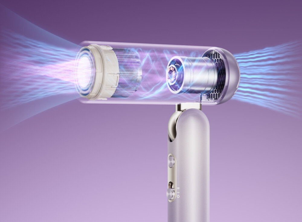 Suszarka DREAME Pocket Ultra Różowy 1500 W Szybkie suszenie każdego dnia prędkość czas intensywny przepływ powietrza