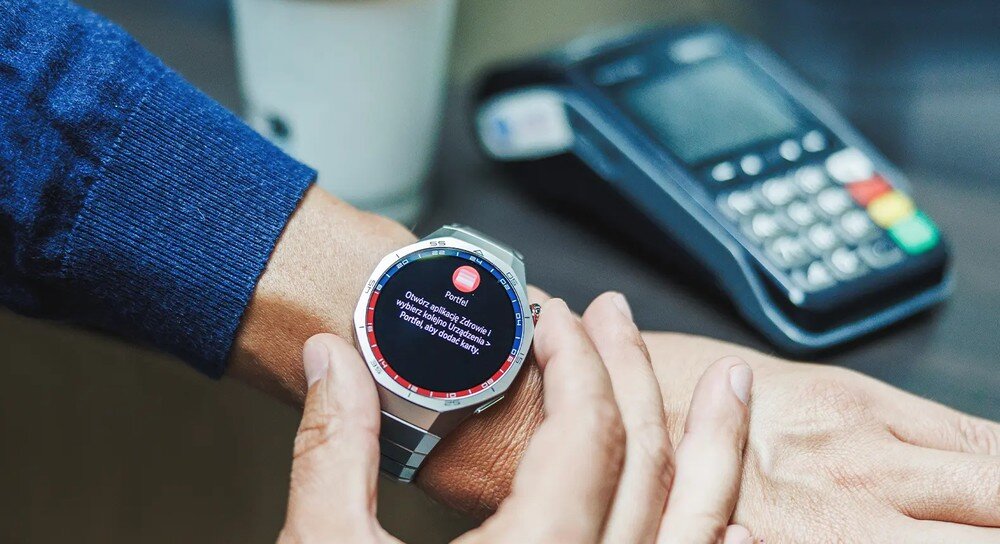 Smartwatch HUAWEI Watch nfc platnosci zblizeniowe