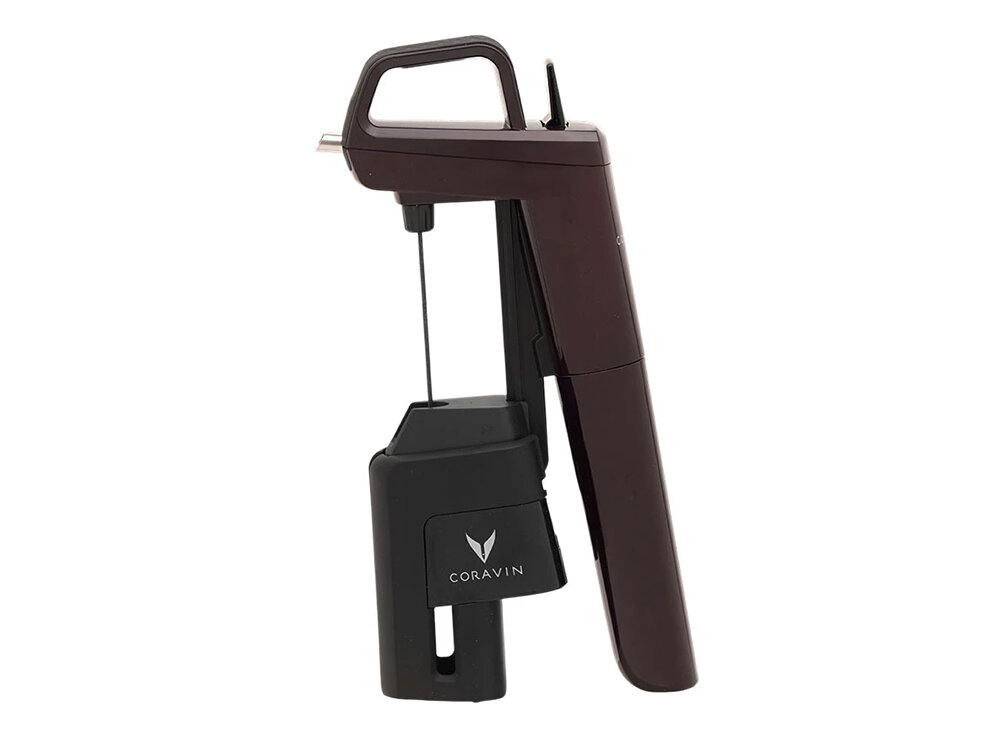 System do przechowywania wina CORAVIN Timeless Six Plus Hermitage Red Technologia konserwacji wypiera tlen z butelki ochrona naturalny smak, aromat i strukturę