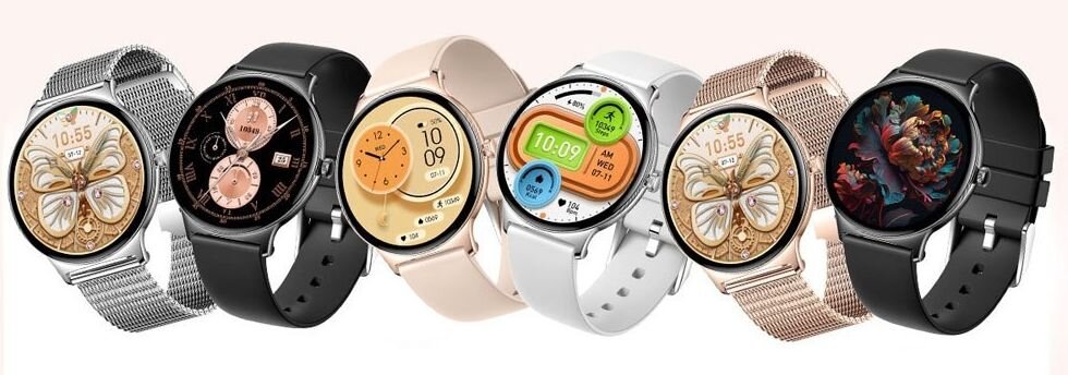 Smartwatch COLMI V89 w kolorze czarnym, widoczny na nadgarstku, prezentuje swoje możliwości monitorowania aktywności i zdrowia.