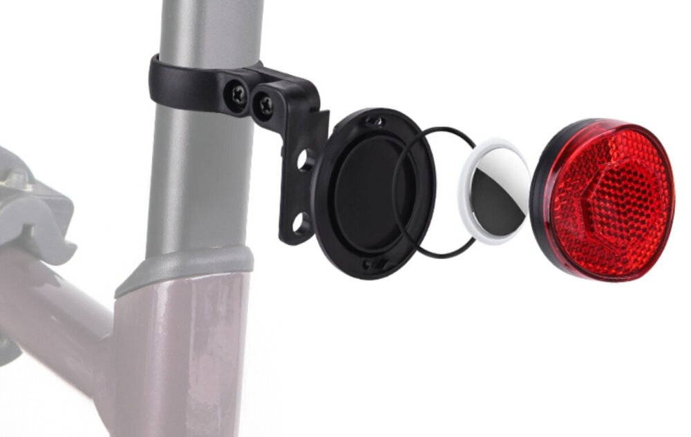 Lokalizator 4SMARTS SkyTag Biały
                lokalizator rozłożony na części zamontowany na sztycy siodełka skytag widelec system śrubowy bateria cd2032 2 lata działania