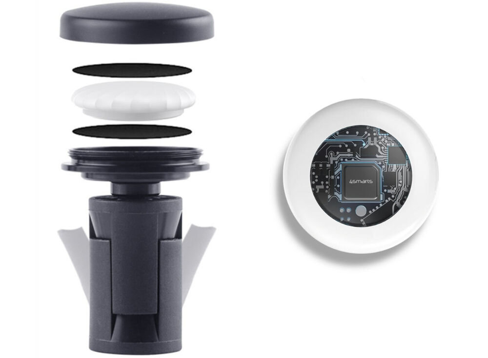 Lokalizator 4SMARTS SkyTag Biały
                lokalizator rozłożony na części skytag widelec system śrubowy bateria cd2032 2 lata działania