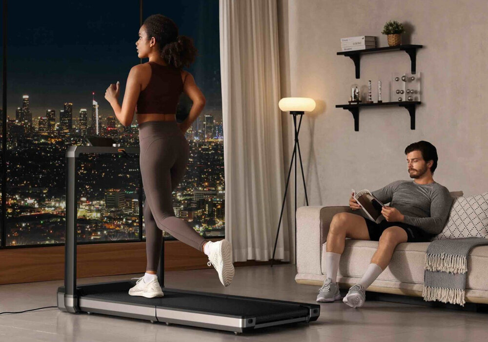 Bieżnia elektryczna KINGSMITH Treadmill X23 1470W 16km-h bardzo mala powierzchnia podstawy cicha praca kolka transportowe
