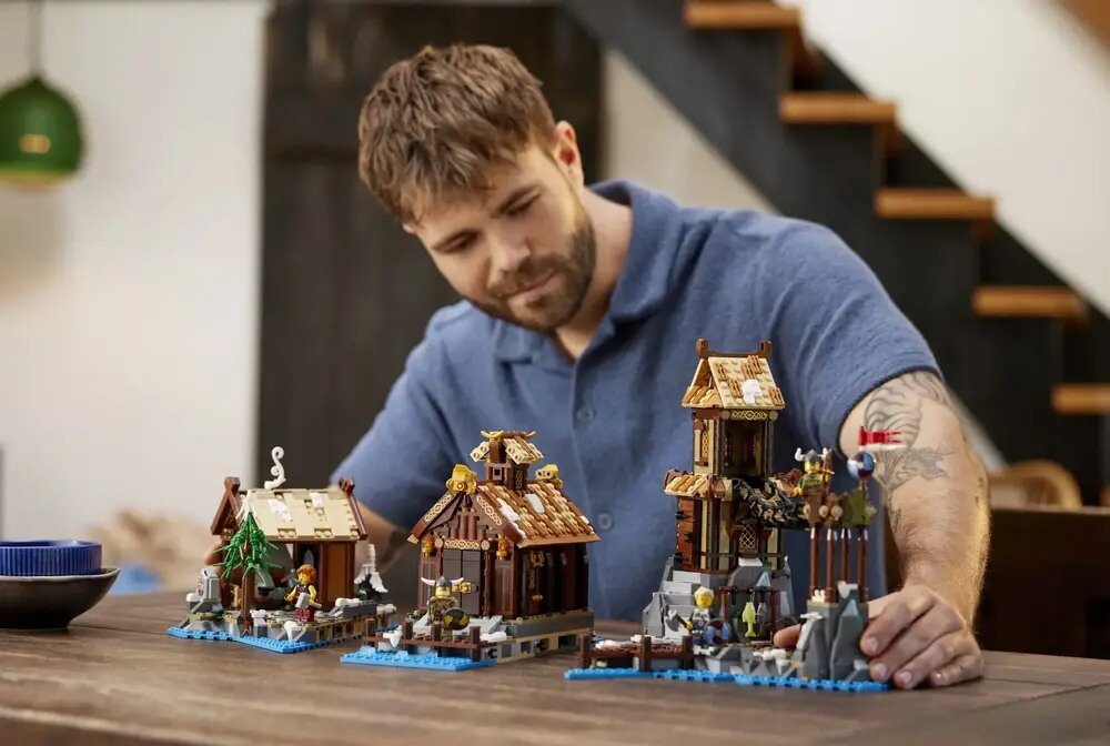 LEGO 21343 IDEAS Wioska Wikingów relaks spędzanie czasu kreatywne myślenie koordynacja