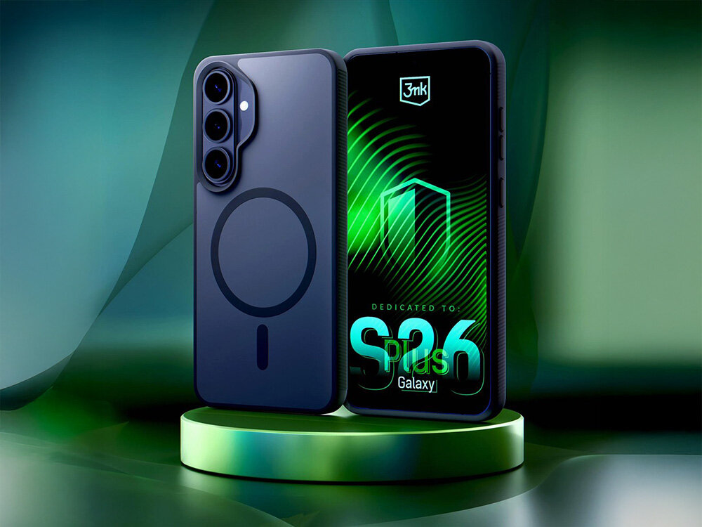 3MK Smoke MagCase - telefon z etui na krążku od przodu i tyłu