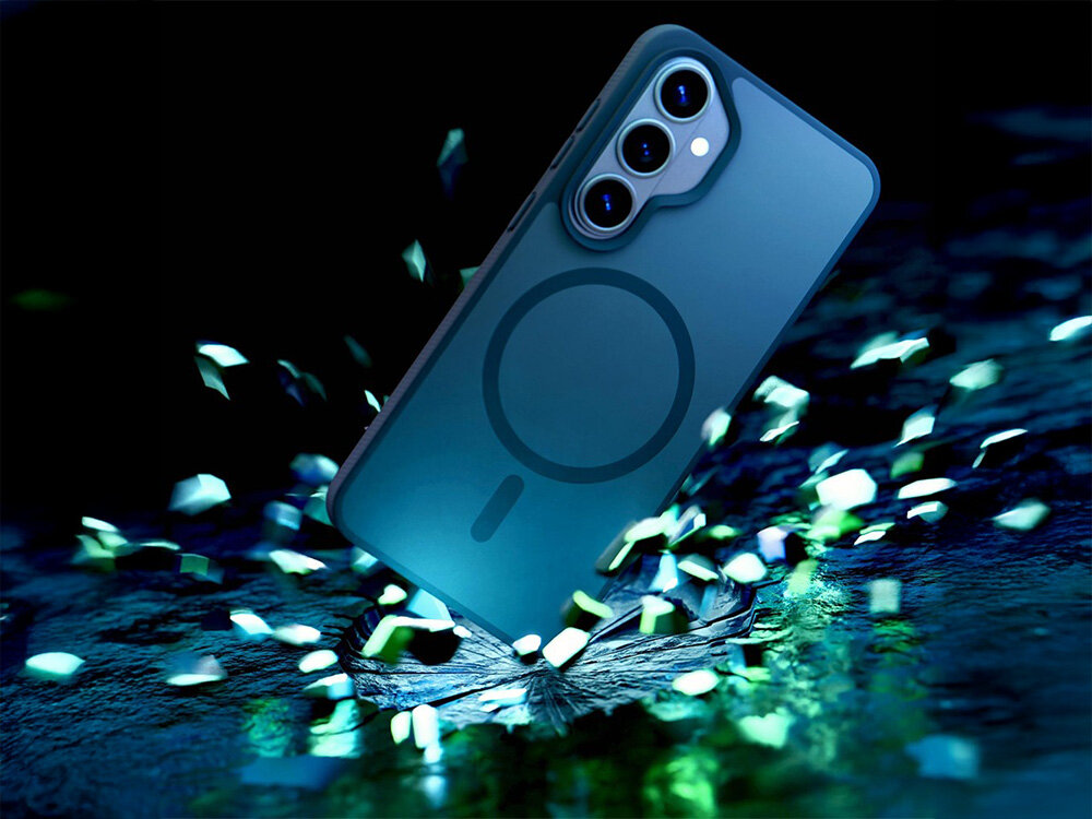 3MK Smoke MagCase Smoke MagCase™ ochrony potwierdzonej testami – certyfikat Military Grade odporność na upadki i codzienne uszkodzenia mechaniczne Podwyższone krawędzie obiektywy antypoślizgowe boki - etui na telefonie podczas upadku