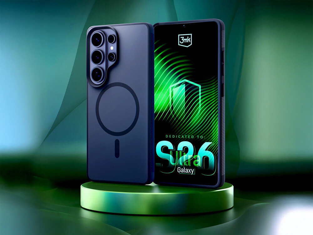 3MK Smoke MagCase - telefon z etui na krążku od przodu i tyłu