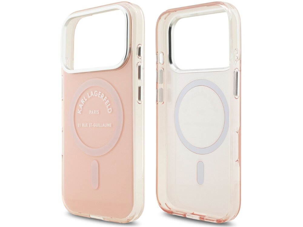 Etui KARL LAGERFELD IML Karl RSG Logo MagSafe
                etui do iphone na białym tle elastyczne tpu wytrzymały poliwęglan magnetyczny pierścień magsafe ładowanie bezprzewodowe podniesione krawędzie aluminiowe osłony przycisków