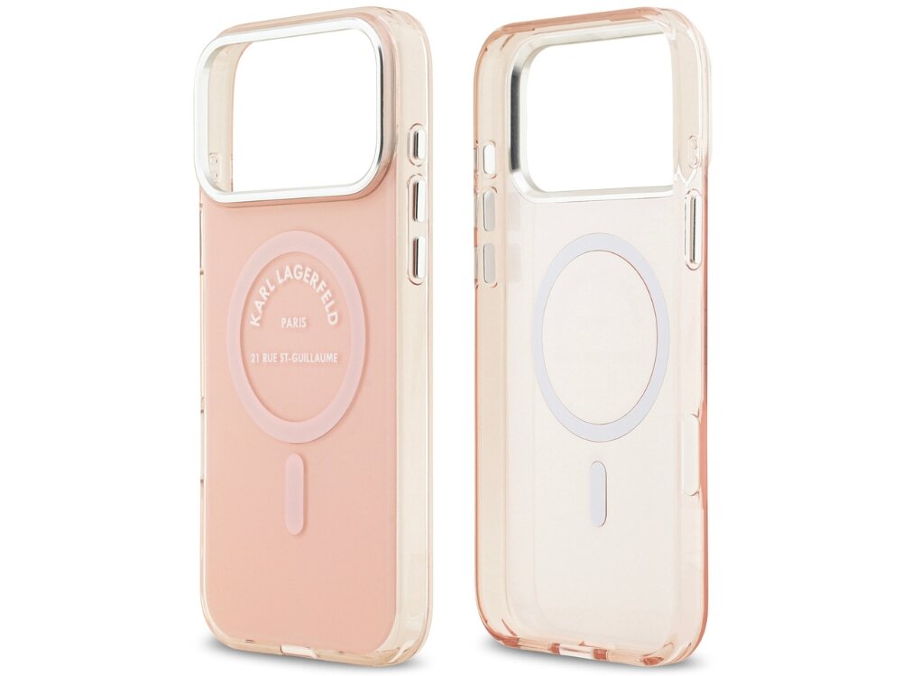 Etui KARL LAGERFELD IML Karl RSG Logo MagSafe
                etui do iphone na białym tle elastyczne tpu wytrzymały poliwęglan magnetyczny pierścień magsafe ładowanie bezprzewodowe podniesione krawędzie aluminiowe osłony przycisków