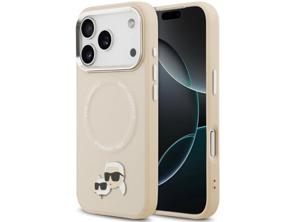 Etui KARL LAGERFELD Karl & Choupette Pins MagSafe
                etui do iphone na białym tle