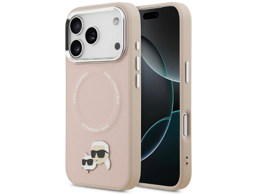 Etui KARL LAGERFELD Karl & Choupette Pins MagSafe
                etui do iphone na białym tle