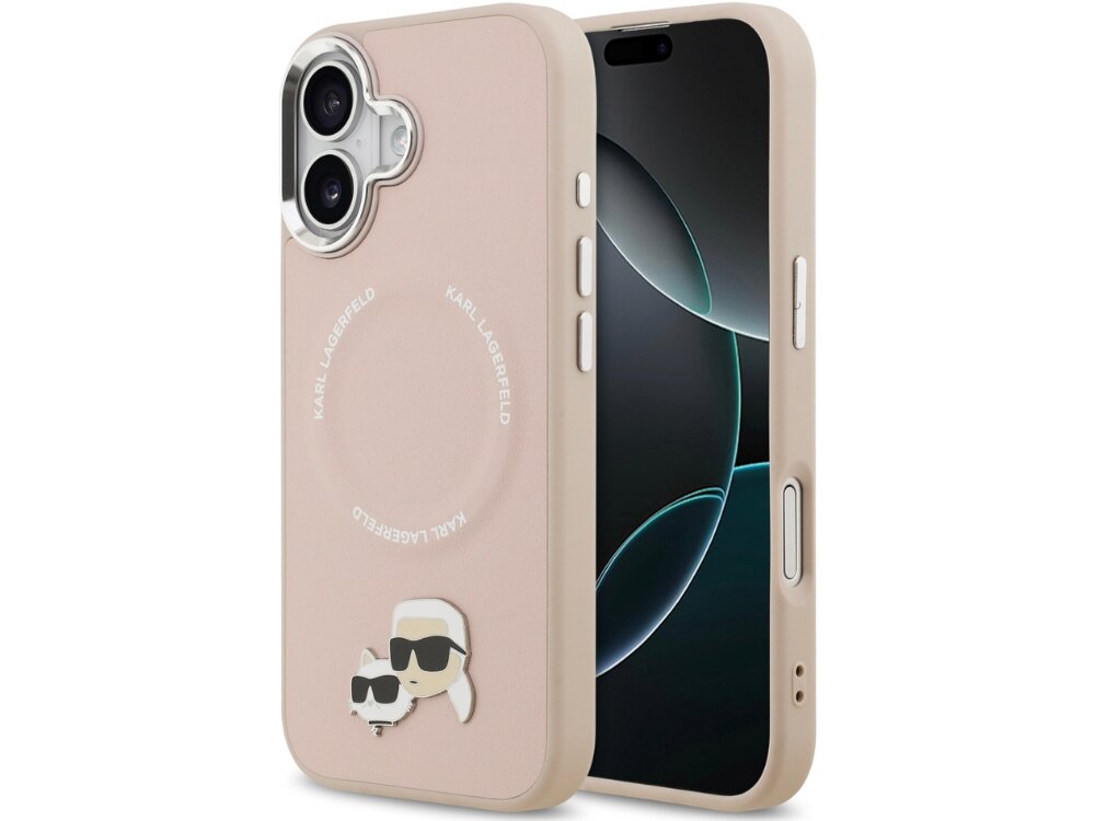 Etui KARL LAGERFELD Karl & Choupette Pins MagSafe
                etui do iphone na białym tle