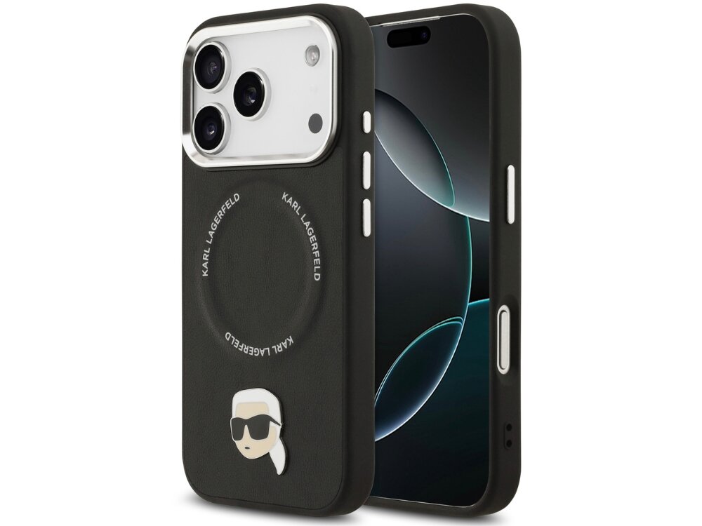 Etui KARL LAGERFELD Karl Pin MagSafe
                etui do iphone na białym tle