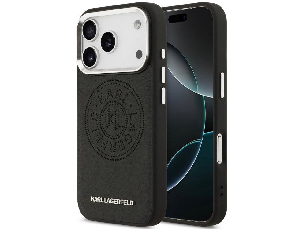 Etui KARL LAGERFELD Point & Metal Logo MagSafe
                etui na iphone na biały tle