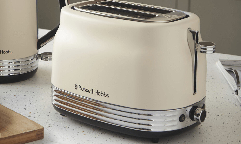 Toster RUSSELL HOBBS Hanley 28650-56 Jaśminowy Kremowa, matowa obudowa z subtelnymi metalicznymi akcentami Uniwersalna kolorystyka