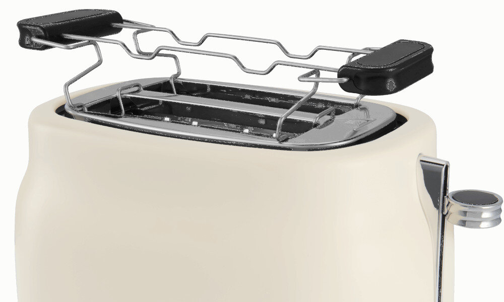 Toster RUSSELL HOBBS Hanley 28650-56 Jaśminowy Podgrzewacz do bułek  poręcznemu podgrzewaczowi do bułek zapach świeżego pieczywa 