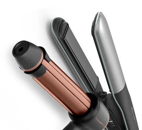 Lokówka i prostownica Rowenta.