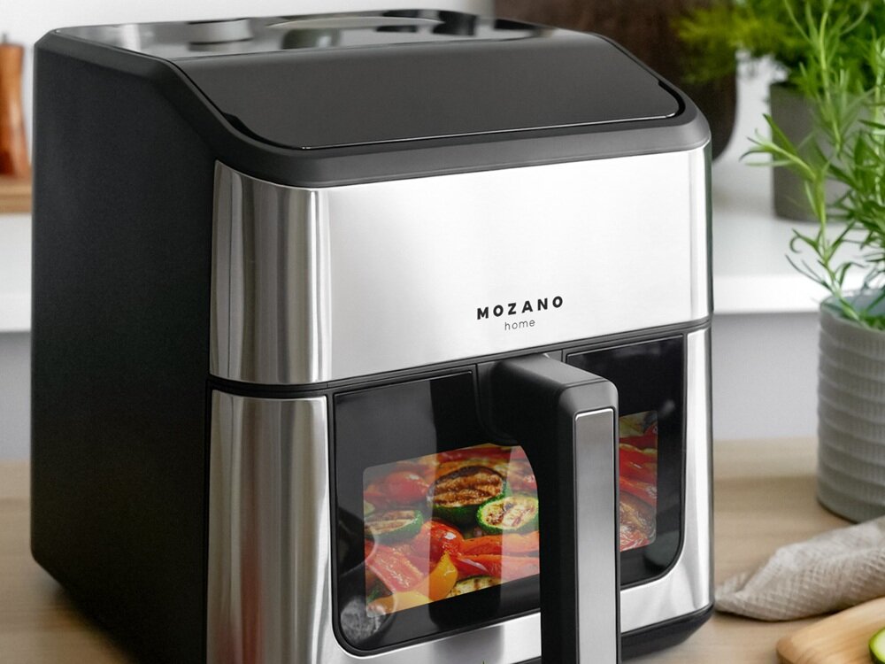 Air Fryer Frytkownica beztłuszczowa MOZANO AirFry Chef 8L WiFi praktyczna lampka, wygodniejsze smażenie, komfort i pewność