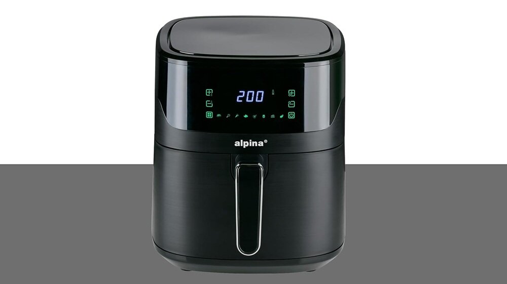 AIR FRYER ALPINA A6.0 większe porcje jedzenia, wygodne rozwiązanie, szybko i bez zbędnych naczyń