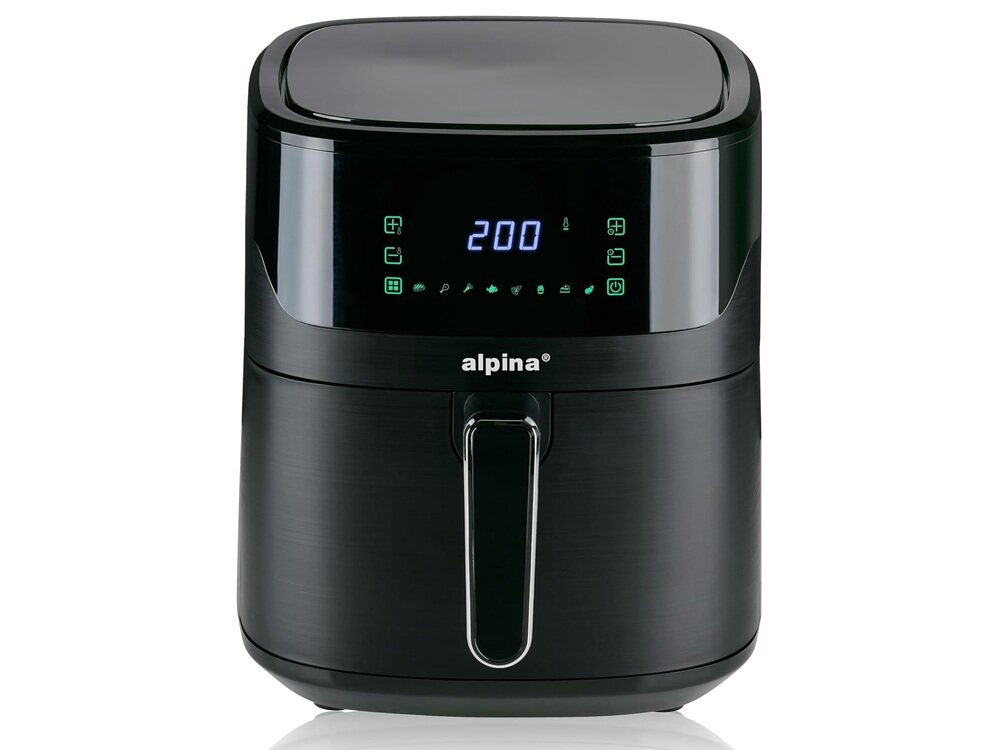 AIR FRYER ALPINA A6.0 kompaktowe wymiary, do każdej kuchni, łatwa obsługa, komfortowe  czyszczenie, zdrowe odżywianie