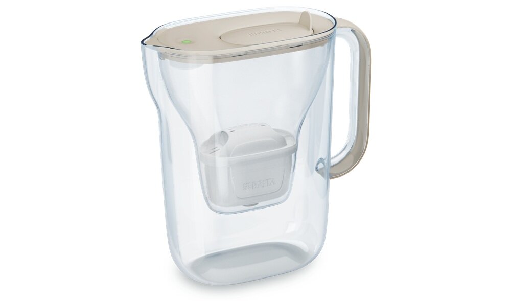 Dzbanek filtrujący BRITA Style Essential Piaskowy + 4 x Wkład Maxtra Pro Pure Performance wolne od BPA, można myć w zmywarce