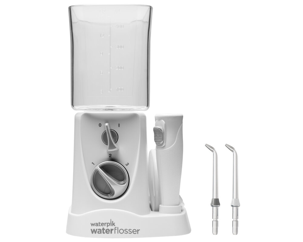 Irygator stacjonarny WATERPIK WF-310 Nano (Biały) + 2 końcówki zestaw akcesoria komplet wyposazenie